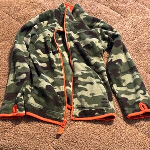 Garanimals Green Camouflage Jacket with Bright Orange Accents